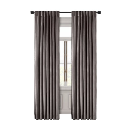 Ricardo Ricardo Premium Velvet Rod Pocket/Back Tab Curtain Panel 02585-70-084-33